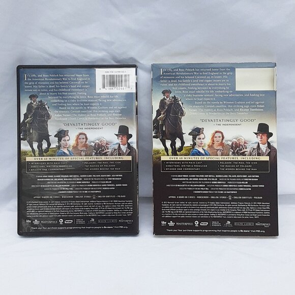 POLDARK: The Complete First Season Full UK Length Edition 3-DVD Set w/Slipcover - Picture 4 of 6